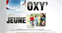 Desktop Screenshot of oxyjeune.info